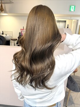 ミョンシル ブリーチなしミルクティーグレージュ