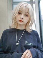 ギークス(GEEKS)&nbsp;【GEEKS渋谷】ホワイトブリーチ/ネオウルフ/冬カラー/ハイトーン