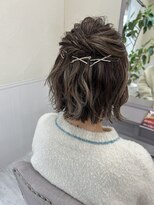 アップル(APPLE)&nbsp;ショート☆ハーフアップ