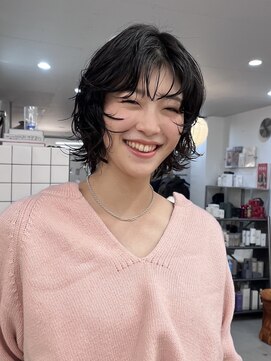 カルテ(QUARTE) ボブウルフ×パーマ