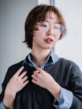 ヘアークラフト(Hair Craft) ショートカット×ショートパーマ【岡山】ハイトーンカラー