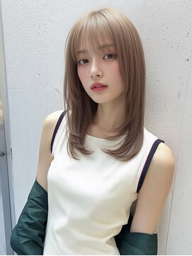 レア 中野(Le'a) 【Le'a】レイヤーカット　ハイトーン　髪質改善