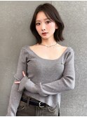 韓国/前髪/縮毛矯正/レイヤー/ショートボブ/ボブ