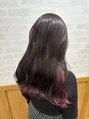 美容室ジャスミン 暖色系カラー得意です◎チラ見えするインナーもオシャレ♪