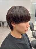 マッシュヘア/黒髪/メンズカット/men's/フェザーパーマ