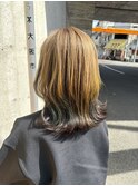 『estrela』外国人風グラデーション 外はねボブディ