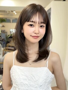 コート 表参道(Cote) Cote 美髪/オリーブベージュ/セミディ/カットレイヤーボブ