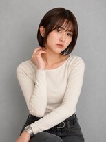 トリッカ シブヤ(TRICCA SHIBUYA)&nbsp;韓国風ショートボブ/束感前髪/艶ブラウン