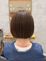 カノエ 防府田島店(canoe)&nbsp;丸みボブ/透明感ベージュ