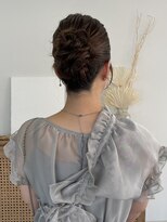 ウル 岡山駅店(ULu.)&nbsp;結婚式ヘア二次会ヘア編みおろしカチモリシニヨン岡山ヘアセット