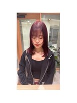 ヘアーリゾートレガロ 八尾店(Hair Resort regalo)&nbsp;八尾／暖色カラーのさらりとミディアム