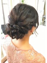 【AnFyeforprco】無造作パーティーヘアアレンジ♪