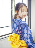 ♪Ｃｏｎｉ♪大人かわいい小顔浴衣ヘアアレンジ