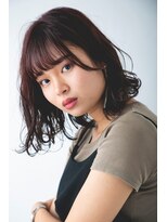 アンジュール(UNJOUR.)&nbsp;【UNJOUR】シースルーバング×ヴァイオレットカラー 30代40代