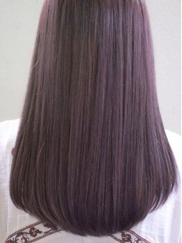ヘアーウィズプリズム(hair with PRISM)の写真/《大橋/三宅》同時にカラーもできる♪話題の"髪質改善METEOストレート"使用◎ナチュラルヘアを求める方に！