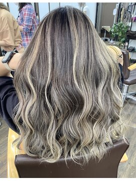 ユートピア(U topia) バレイヤージュ/シルバーカラー/ホワイトアッシュ