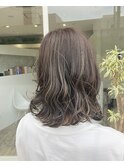 ホワイトベージュハイライトカラー【3Dカラー】