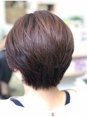 ショート　大人可愛い　ナチュラル