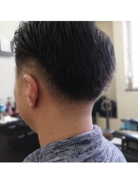 理容 おとべ フェードカット