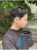 ナチュラルセクシーセンターパートスタイル