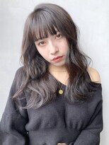 ロングナチュラルウェーブ_外ハネボブセクションカラー_58847