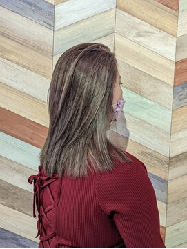 ヘアートゥリース(hair trees) ハイライト☆オリーブベージュ