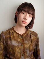 フランチェスカ(Francesca) 【森ひまわり】透明感フィットボブ　マロンブラウン