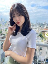 アイヴィー(IVY)&nbsp;流れる顔周りくびれヘア【肥田亜沙美】