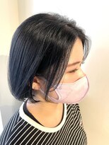 ネオリーブ ロア 鶴川店(NEOLIVE ROA)&nbsp;ミニボブ×グレーサファイア