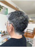 大人ワイルドパーマ