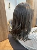 大人可愛い/ショコラアッシュ/ヘルシースタイル/ふんわりカール
