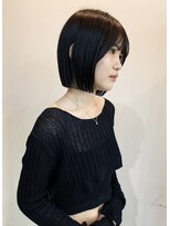 サクラ オモテサンドウ(SAKURA)&nbsp;切りっぱなしボブ　ストレートボブ  顎下ボブ