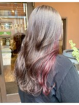 ココカラヘアー ニコ(cococara hair nico)&nbsp;イヤリングカラー/インナーカラー/ピンク/韓国風/ブリーチ