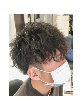 エース 春日部店(A) スーツ短髪ツーブロック束感モテる黒髪ツイストパーマ流行