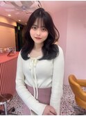  アッシュ/グレージュ/韓国ヘア/渋谷/レイヤー/顔まわり