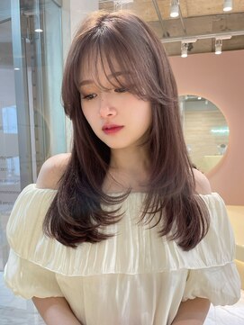 グロー 大宮(GLROW) 韓国 顔まわりカット 透明感カラー レイヤー くびれヘア