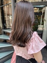コフィー バイ メルト 吉祥寺(cofy by melt)&nbsp;【松本咲花】ブリーチなし秋カラーチョコレートブラウン艶カラー
