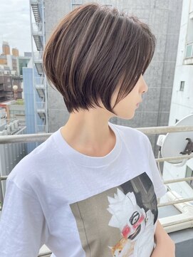 ロンドウル 熊本(Lond ulu) 大人可愛いショート／イメチェン／ベージュ〔熊本/上通/下通〕