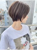 大人可愛いショート/イメチェン/ベージュ〔熊本/上通/下通〕