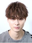 シースルーマッシュソフトツイストスパイラルパーマ