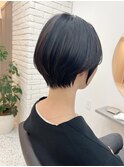 40代/50代/絶壁解消・前下がり・ショートボブ