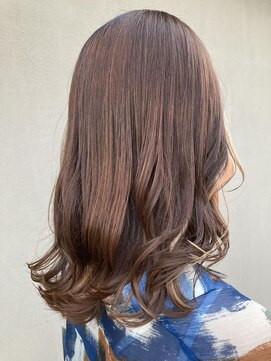 スーリール 春日千歳町店(Sourire) オレンジブラウン×イヤリングカラー