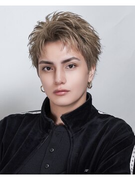 オーシャントーキョー シブヤジンナン(OCEAN TOKYO shibuya JINNAN) スパイキー束感韓流アップバング