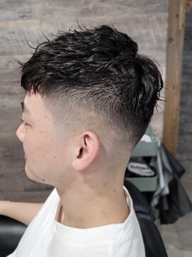 ロワジール 松戸店(Loisirs) スキンフェード×ニュアンスパーマ