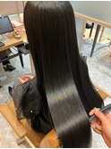 髪質改善＊ロングレイヤーグレーベージュ＊美髪【Zina船橋】