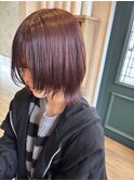 【ブリーチなし◎】レッドカラー
