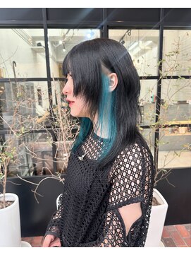 ブレス(bless) イヤリングカラー／ターコイズブルー