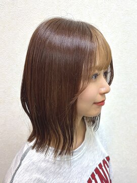 ウィズ(WITH) 切りっぱなしボブ フェイスフレーミング