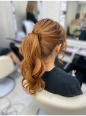 簡単ヘアセット/ポニーテール/アップヘア