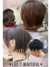 カット+ヘアダイ+タンパク質補給トリートメント+ブロー